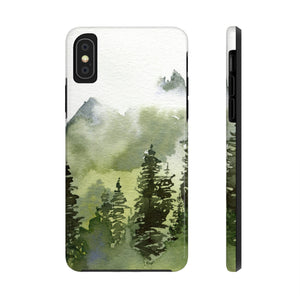 Watercolor Mountains Tough Phone Case, Case-Mate