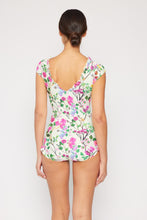 Load image into Gallery viewer, Marina West Swim Bring Me Flowers V-Neck One Piece Swimsuit Cherry Blossom Cream
