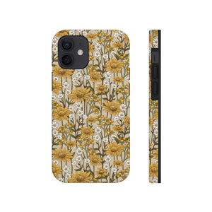 Vintage Wildflowers 70's Tough Phone Case, Case-Mate