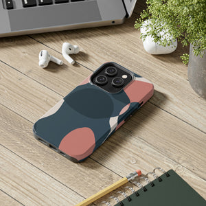 Abstract Pink and Blue Tough Phone Case, Case-Mate