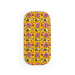 Retro 70's Mushroom Flower  Phone Click-On Grip