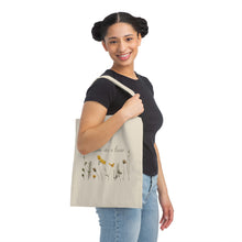 Load image into Gallery viewer, Bloom Like a Flower Canvas Tote Bag
