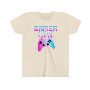 Gamer Girl Youth Girls Retro T-shirt