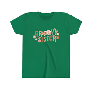 Groovy Sister Youth Girls Retro T-shirt