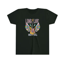 Load image into Gallery viewer, Long Live Rock N Roll Guitar Girls Youth Retro T-shirt
