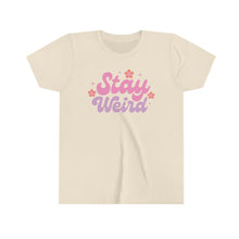 Load image into Gallery viewer, Stay Weird Girls Youth Retro T-shirt
