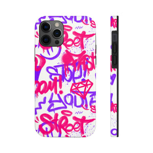 Graffiti Pink Tough Phone Case, Case-Mate