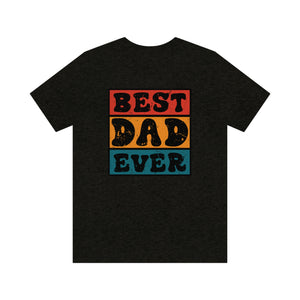 Best Dad Ever Retro Men's Short Sleeve Graphic Tee