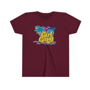 Girl Gang Geometric Girls Retro T-shirt