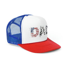 Load image into Gallery viewer, Flag Dad Trucker Cap
