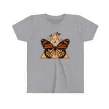 Load image into Gallery viewer, Butterfly Triangle Girls Youth Retro T-shirt
