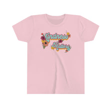 Load image into Gallery viewer, Kindness Matters Girls Youth Retro T-shirt
