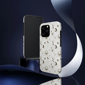 Sun and Moon White Phone Case, Case-Mate