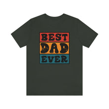 Load image into Gallery viewer, Best Dad Ever Retro Men&#39;s Short Sleeve Graphic Tee
