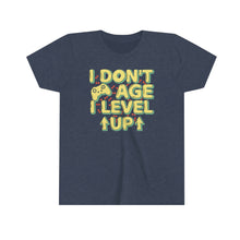 Load image into Gallery viewer, I Don&#39;t Age I Level Up Youth Boys T-shirt
