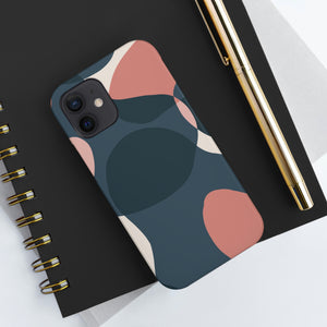 Abstract Pink and Blue Tough Phone Case, Case-Mate