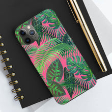 Load image into Gallery viewer, Neon Jungle Pink and Green Tough Phone Case, Case-Mate
