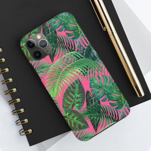 Neon Jungle Pink and Green Tough Phone Case, Case-Mate