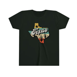 Texas State Retro Youth Girls State T-shirt