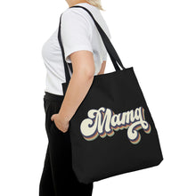 Load image into Gallery viewer, Mama Retro Letters Black High Quality Tote Bags
