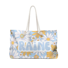 Load image into Gallery viewer, The Raine Retro Floral Custom Weekender/Beach Bag
