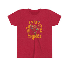 Load image into Gallery viewer, Enjoy The Little Things Youth Girls Retro T-shirt
