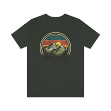 Load image into Gallery viewer, Mountain Adventure Retro Men&#39;s Short Sleeve Graphic Tee
