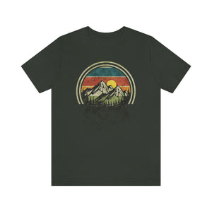 Mountain Adventure Retro Men's Short Sleeve Graphic Tee