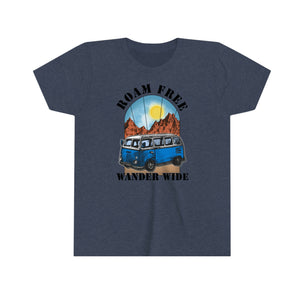 Roam Free Wander Wide Youth Boys T-shirt