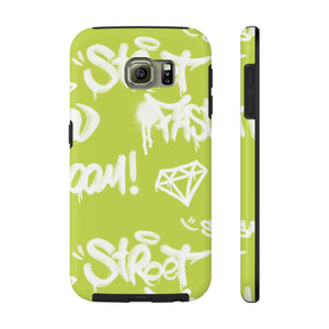 Graffiti Green Tough Phone Case, Case-Mate