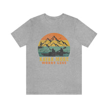 Load image into Gallery viewer, Kayak More Worry Less Men&#39;s Short Sleeve Graphic Tee
