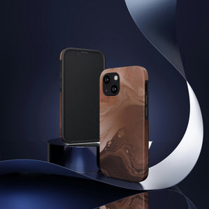 Brown Marble Tough Phone Case, Case-Mate