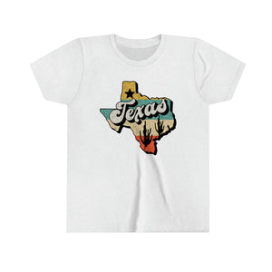 Texas State Retro Youth Girls State T-shirt