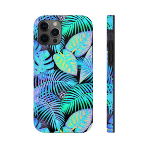 Neon Blue Jungle Tough Phone Case, Case-Mate