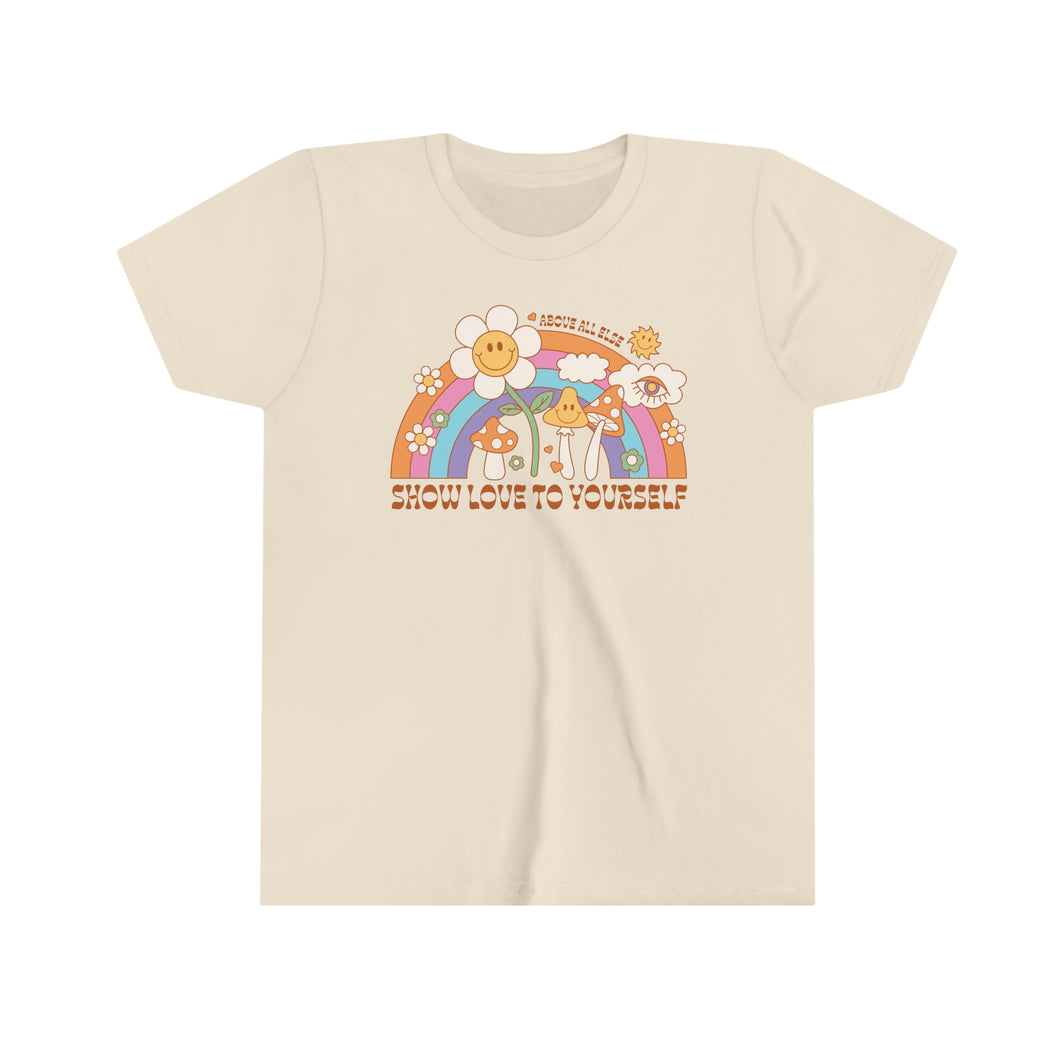 Show Love To Yourself Girls Youth Retro T-shirt