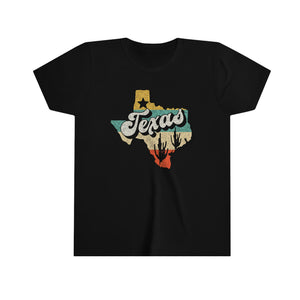 Texas State Retro Youth Girls State T-shirt