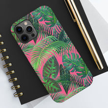 Load image into Gallery viewer, Neon Jungle Pink and Green Tough Phone Case, Case-Mate
