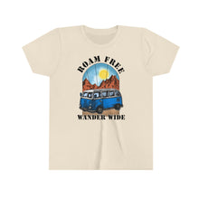 Load image into Gallery viewer, Roam Free Wander Wide Youth Boys T-shirt
