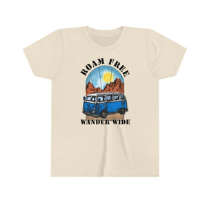 Roam Free Wander Wide Youth Boys T-shirt