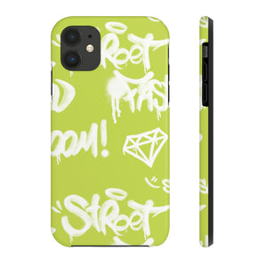 Graffiti Green Tough Phone Case, Case-Mate