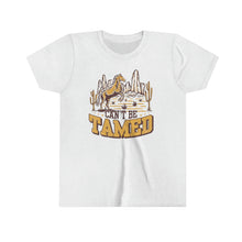 Load image into Gallery viewer, Cant Be Tamed Cowboy Youth Boys T-shirt
