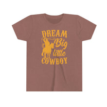 Load image into Gallery viewer, Dream Big Little Cowboy Youth Boys T-shirt
