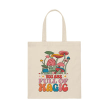 Load image into Gallery viewer, Full of Magic Mushrooms Canvas Tote Bag
