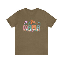 Load image into Gallery viewer, Mama Peace Flowers Women&#39;s Short Sleeve Graphic Tee
