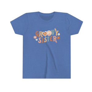 Groovy Sister Youth Girls Retro T-shirt