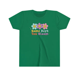 Some Days You Bloom Girls Youth Retro T-shirt