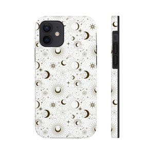 Sun and Moon White Phone Case, Case-Mate