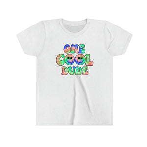 One Cool Dude Tie-Dye Youth Boys T-shirt