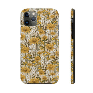 Vintage Wildflowers 70's Tough Phone Case, Case-Mate