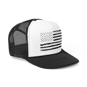 Distressed Flag Trucker Cap